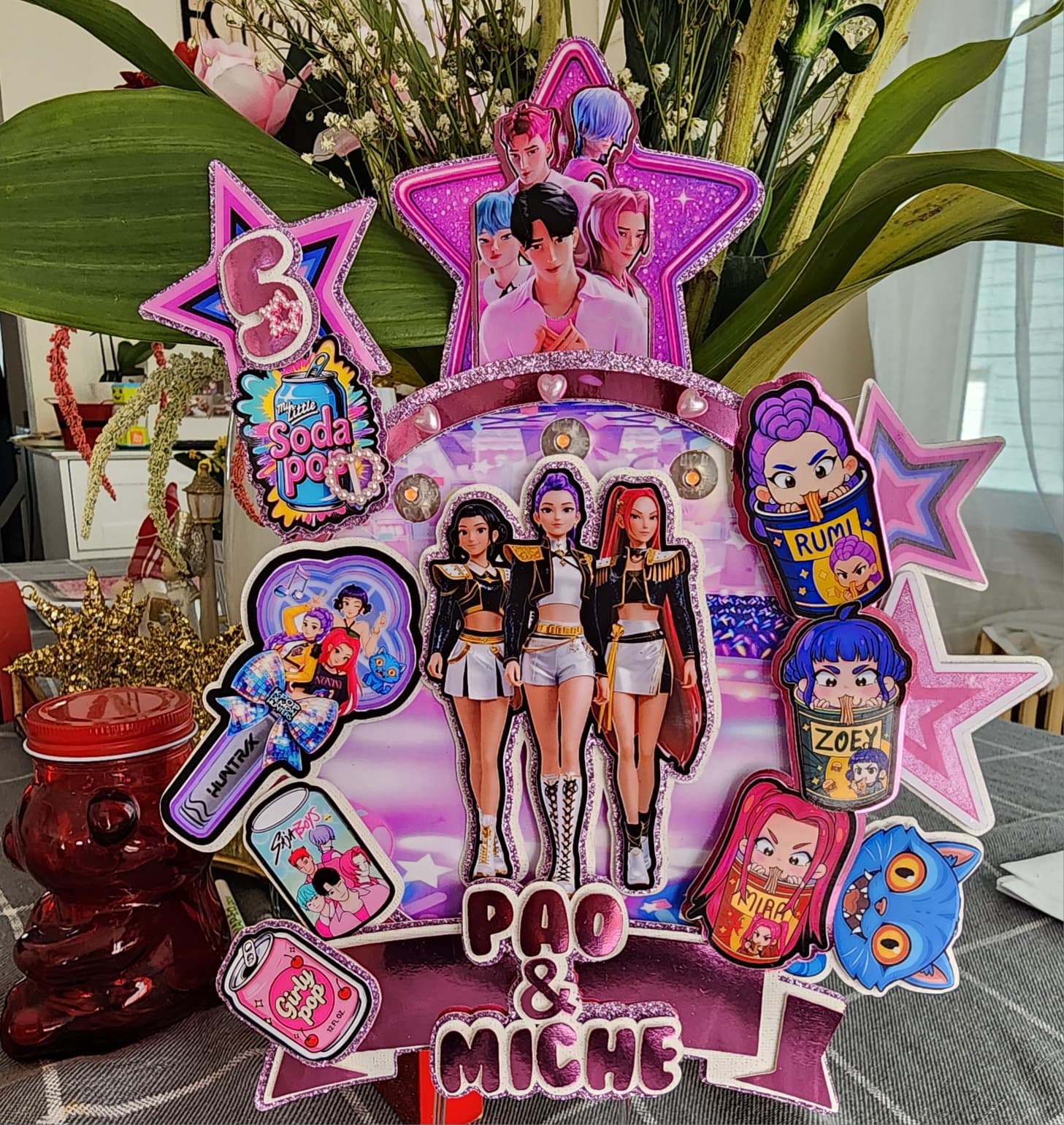 Cake topper customized here k-pop